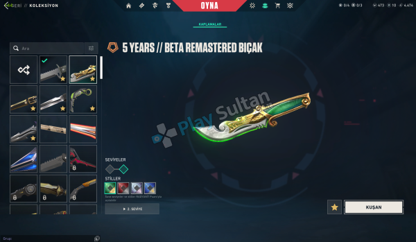 5yıl beta seti2025 champions seti 90+ skin gümüş1