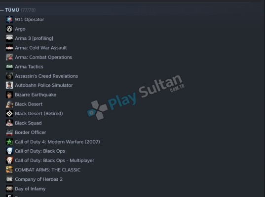 68 Oyun VAC Yok Temiz Steam Hesabı