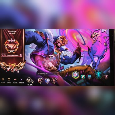 Acil satılık grandmaster görmüş wild rift hesap