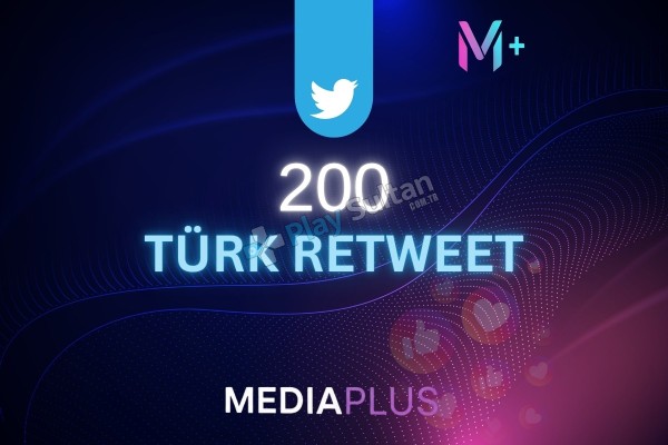 Anlık - Twitter 200 Türk Gerçek Retweet