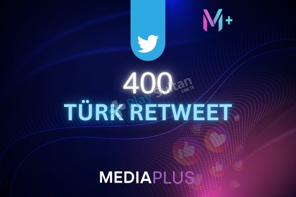 Anlık - Twitter 400 Türk Gerçek Retweet