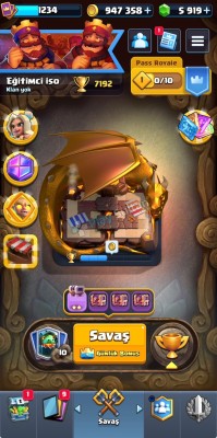 Başlangıç İçin efsane clash royale hesabı