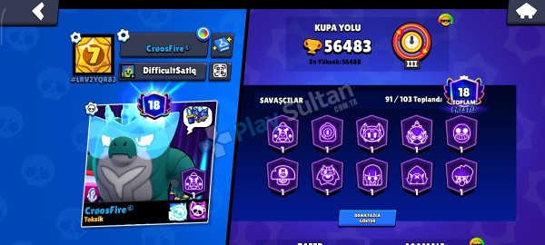 Brawl stars 56k hesap