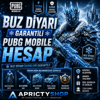 BUZ DİYARI GARANTİLİ PUBG MOBILE HESAP