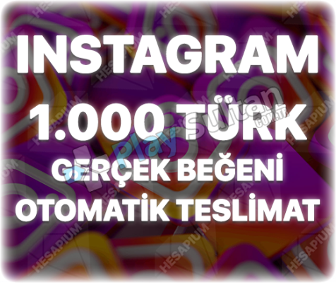 ÇALIŞAN - Instagram 1000 Türk Beğeni - Keşfet Etkili