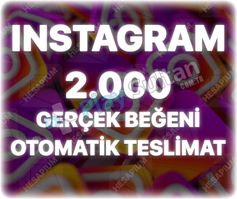 ÇALIŞAN - Instagram 2000 Beğeni - Keşfet Etkili