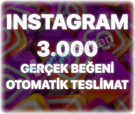 ÇALIŞAN - Instagram 3000 Beğeni - Keşfet Etkili