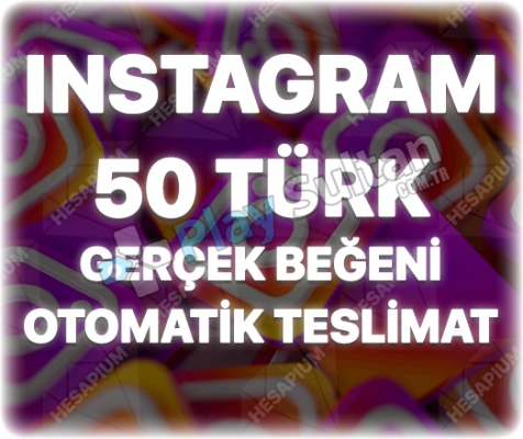 ÇALIŞAN - Instagram 50 Türk Beğeni - Keşfet Etkili