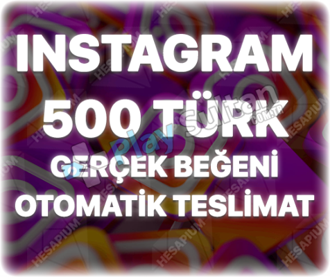 ÇALIŞAN - Instagram 500 Türk Beğeni - Keşfet Etkili