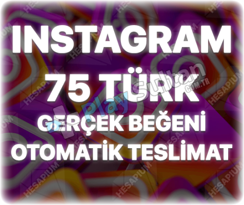 ÇALIŞAN - Instagram 75 Türk Beğeni - Keşfet Etkili