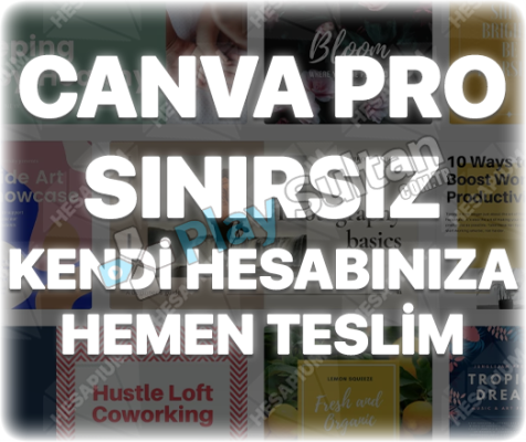 Canva Pro Sınırsız Kendi Hesabınıza