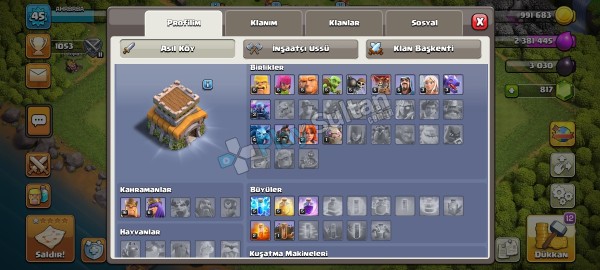 Clash of clans hesap