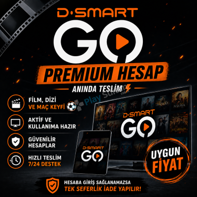 D-SMART GO RANDOM HESAP ANINDA TESLİM UYGUN FİYAT