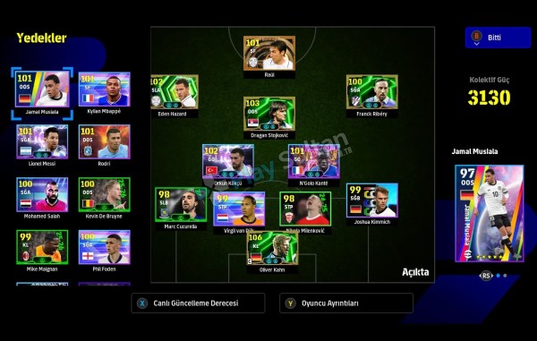 Efootball 2026 steam satılık hesap