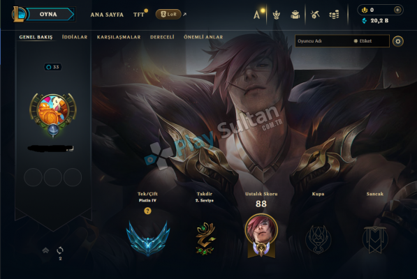 EUW 70 WR ZÜMRÜT-DİA ELOLU P4 HESAP
