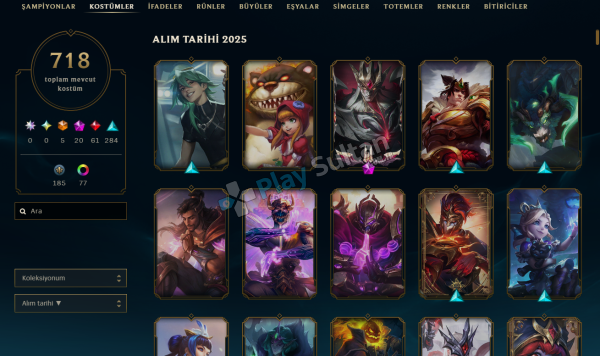 EUW 717 SKIN PAX JAX FULL HERO +110K ÖZ HESAP