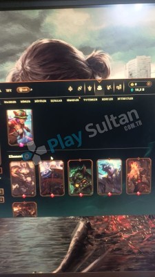 EUW LoL Hesap 64 Skin Prestige Mythmaker Sivir 6 Legendary Level 159 İlk Mail