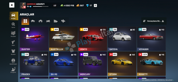 Flex city hesabı
