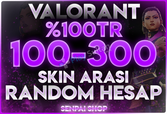 FULL ENVANTER 100TR UVIP 100-300 SKIN ARASI HESAP GARANTİLİ