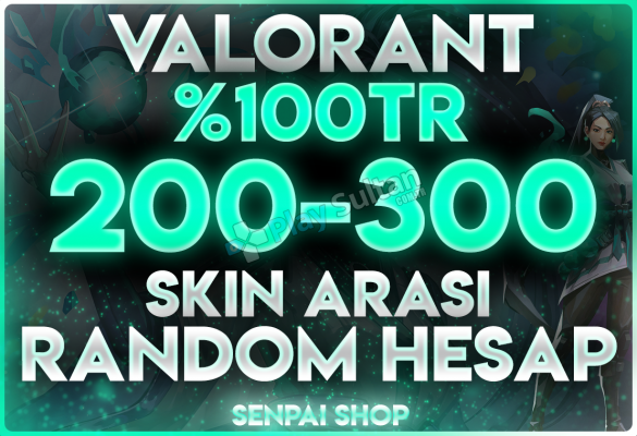 FULL ENVANTER 100TR UVIP 200-300 SKIN ARASI HESAP GARANTİLİ