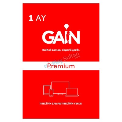 Gain 1 Ay Üyelik Kod Teslimat