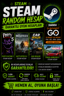 GARANTİLİ STEAM RANDOM HESAP