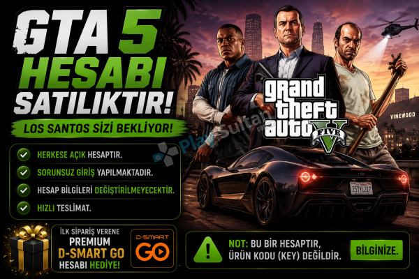 GTA 5 Premium Hesap Satılık Hızlı Teslim Sorunsuz Giriş