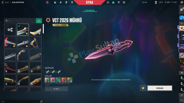 İMMO PEAK VCT BIÇAKLI HESAP + LOL HESABIDA VARDIR