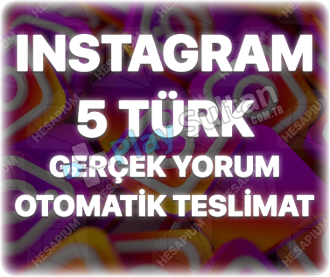 Instagram 5 Organik Türk Yorum - Keşfet Etkili