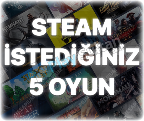 İstediğiniz 5 Oyun + Garanti