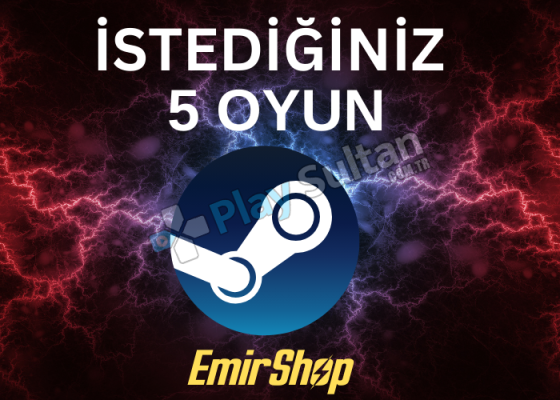 İstediğiniz 5 Oyun + Garanti