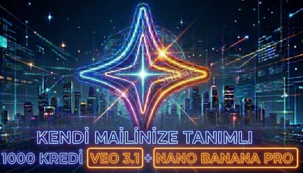 KENDİ HESABINIZA 1 AYLIK GEMINI PRO AYRICALIĞI