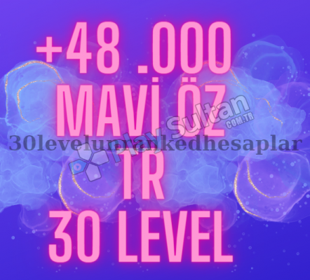 LoL 48000+TR MAVİ öz 30 Level Unranked Hesap