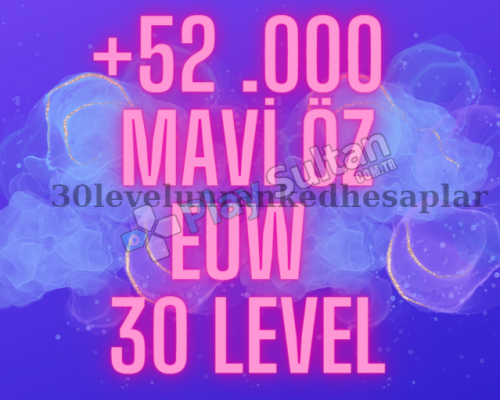LoL 52000+EUW MAVİ öz 30 Level Unranked Hesap