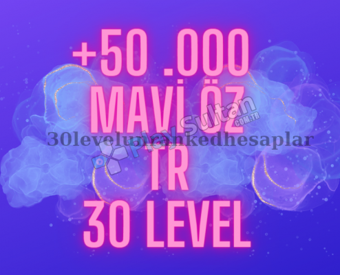 LoL 52000+TR MAVİ öz 30 Level Unranked Hesap