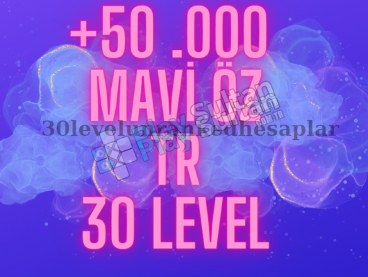 LoL 52000+TR MAVİ öz 30 Level Unranked Hesap