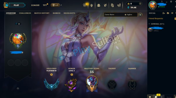 LOL EUW HANDMADE PLAT 3 70 WR 6 KOSTUM