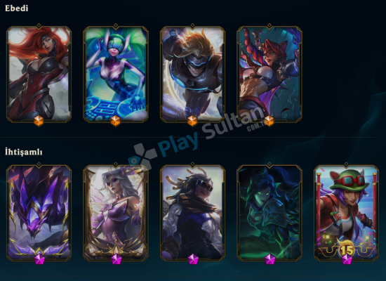 LoL Mainlik Euw Hesap 187 Kostüm