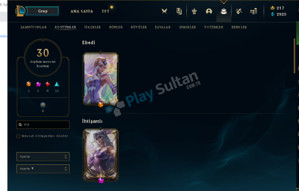 LOL MAİNLİK PRESTİJLİ HESAP