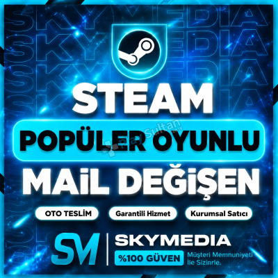 MAİL DEĞİŞEN STEAM POPÜLER OYUNLU HESAP