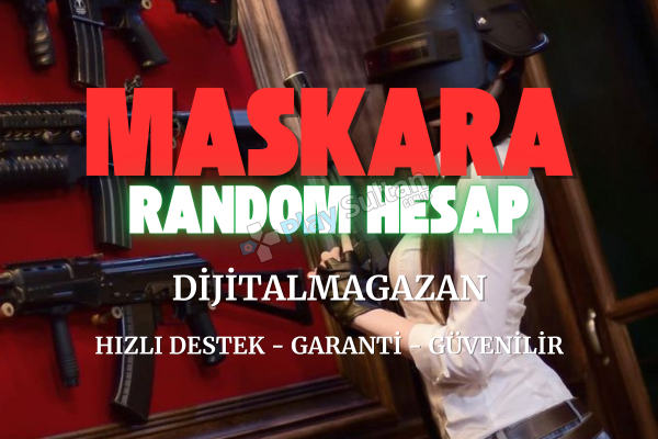 MASKARA PUBG MOBİLE RANDOM HESAP - dijitalmagazan