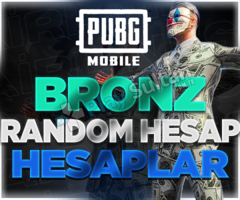 PUBG MOBİLE BRONZ RANDOM +VİP HESAPLAR BOŞ YOK