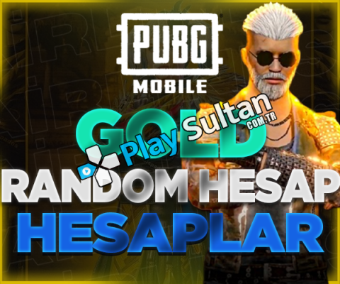 PUBG MOBİLE GOLD RANDOM +VİP HESAPLAR BOŞ YOK