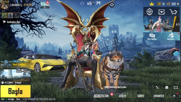SATILIK PUBG MOBİLE TEMİZ BAĞLANTILI GÖZ BEBEĞİ HESAP