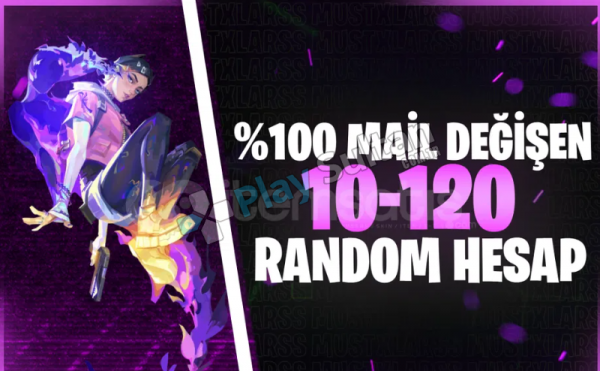 10-120 SKİN MAİL DEĞİŞEN RANDOM HESAP