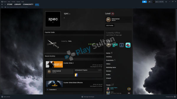 SON 10 GÜN 20K PREMIER CS2 HESABI FULL ENVANTER