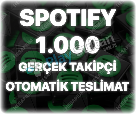 Spotify 1000 Organik Takipçi - Algoritma Etkili