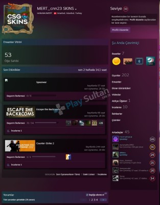 STEAM 250 OYUNLU ANA HESABIM