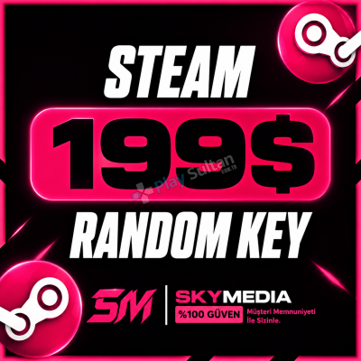 Steam En Az 199 Random Key 7-24 Oto