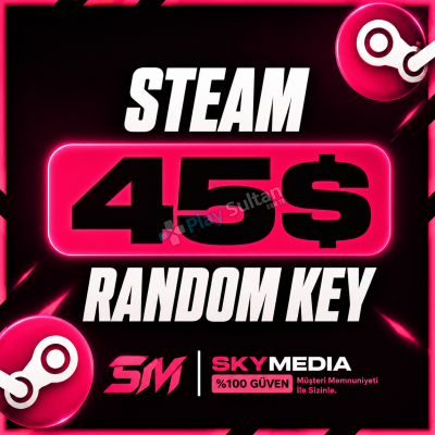 Steam En Az 45 Random Key 7-24 Oto